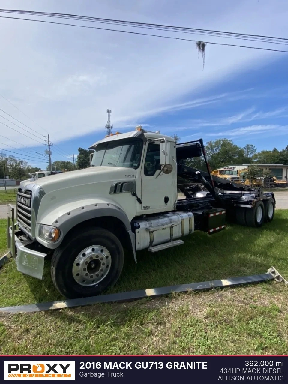 Used 2016 MACK GU713 GRANITE Garbage trucks Florida US | Proxy Equipment #1381955