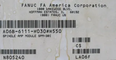 NEW FANUC A06B-6111-H030#H550 SERVO AMPLIFIER A06B6111H030H550