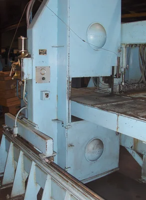 8" x 144" TANNEWITZ Model 3000-MH8 Vertical Band Type Plate Saw; Mfg. 1994