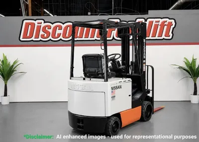 Used 2004 NISSAN CUM01L185 4-Wheel Sit down Electric Counterbalance Forklifts Colorado US | Discount Forklift #1517737