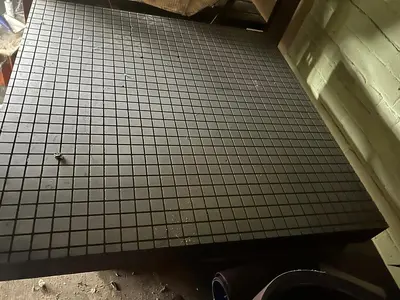 Precision 30" X 30" x 3" H Cast Iron - Lapping Work Table