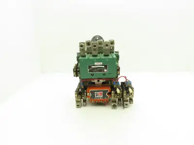 Furnas 14JB32AX4911A NEMA Size 4 Motor Starter 100A 575VAC 25Hp 230/460V Coil