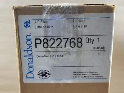 New | in-Stock 2008 DONALDSON P822768 Parts (Hydraulics and Pneumatics) British Columbia CA | Lenmark #366992