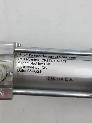 Used SMC SMC CKZT40TN-30T CLAMP CYLINDER W/O ARM, 40~80 BORE Cylinders | ND Industrial Surplus #1216452