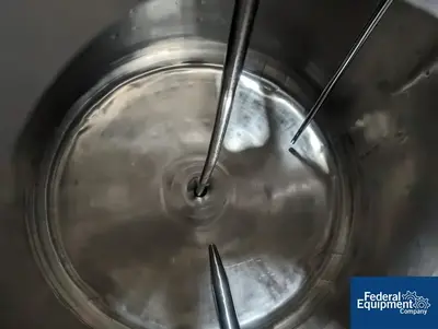 USED Precision 150 Liter Precision Stainless Jacketed Receiver Tank, 316L S/S, 45/100