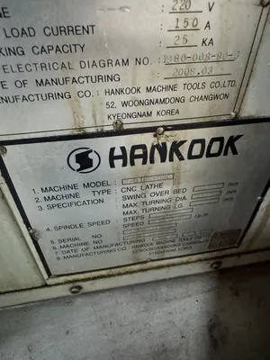 2008 HANKOOK PROTEC-9NC/4000 CNC Machines | Bowland Trading Ltd (31)