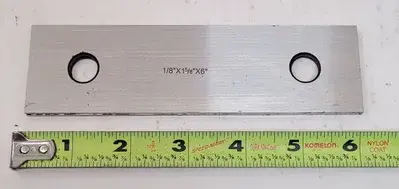 UNKNOWN BRAND 10 PAIR PARALLEL SET, 1/8″ THICKNESS, 1/2″ MIN TO 1-5/8″ MAX HEIGHT, 6IN LONG