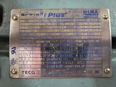 NEW TECO-WESTINGHOUSE PDH03006TE2N