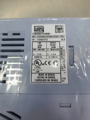 USED WEG CFW500A01P6T4NBN1