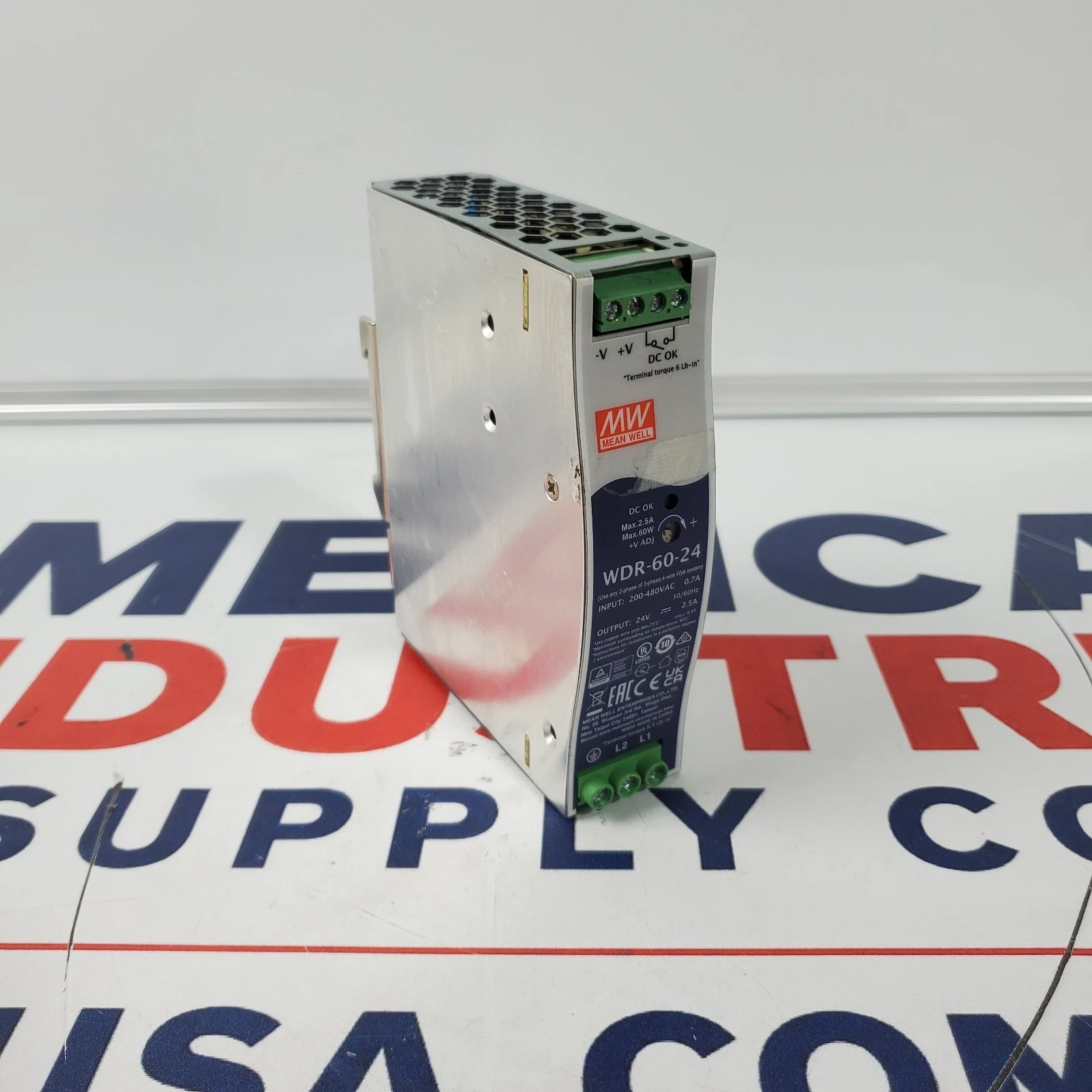 Used MEAN WELL WDR-60-24 Misc Electrical & Power Parts California US | American Industrial Supply Co. #1556673