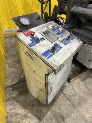 200 TON (2-3/8" TO 9-5/8") DIAMETER TRUE GRIT MODEL CT200 HYDRAULIC TUBE & PIPE PUSH POINTER / END FORMER/ SWAGING PRESS: STOCK #22399