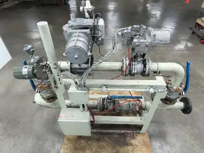 3" Flanged Pipe, Valve Control Station, Process Piping Bypass Valve