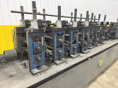9 STAND x 2" YODER M2 ROLLFORMER, 6 STAND & 3 STAND BASE: YOBRO #24317