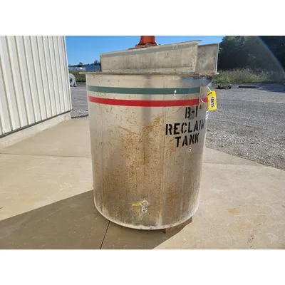 Used Bendel 2,000 Liter (550 Gallon) Stainless Steel Vertical Mix Tank