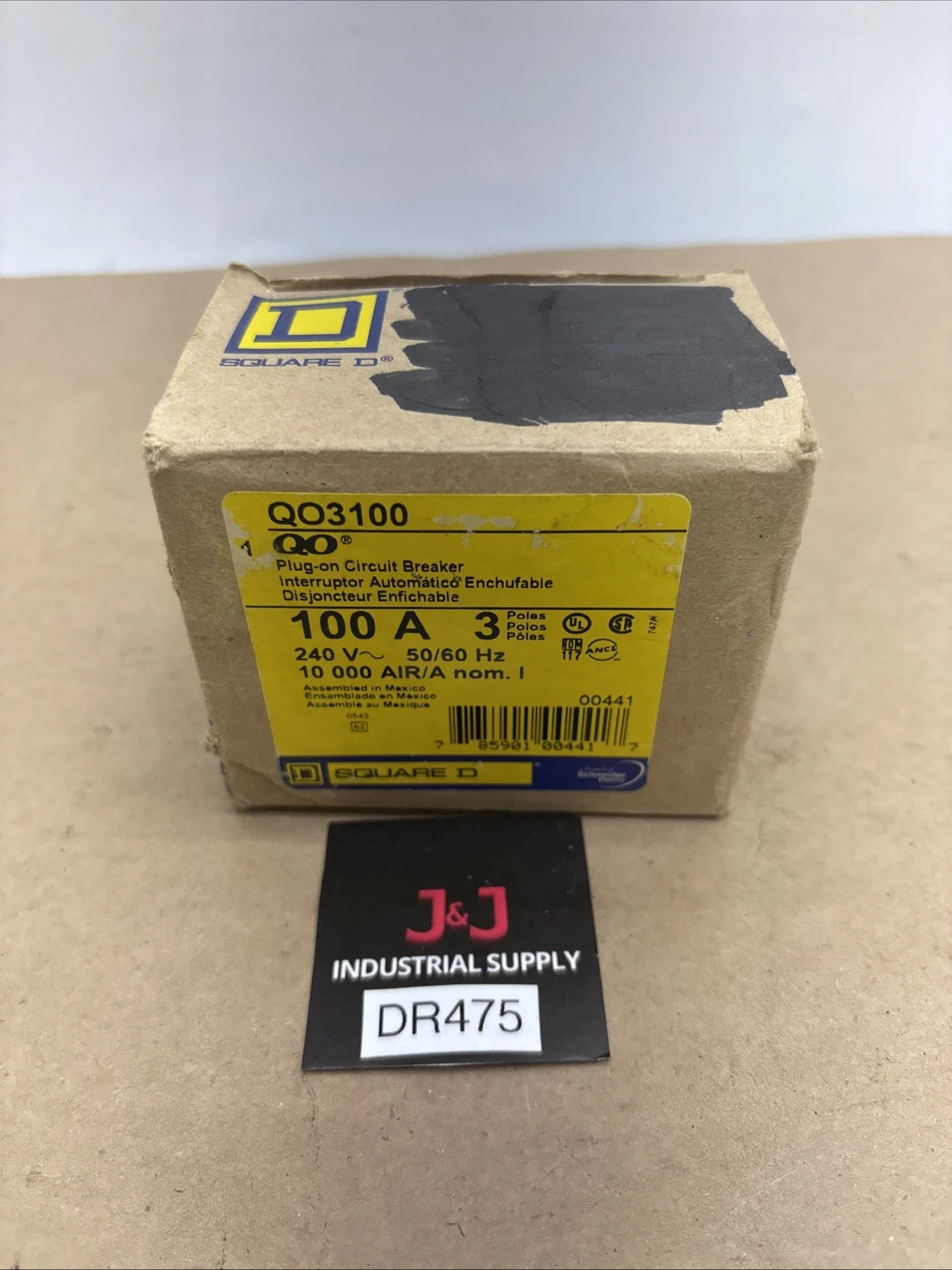 NEW Square D QOB3100VH