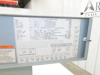 General Electric Valutrol DC Adjustable Speed Drive 600VAC 3PH Input *Read