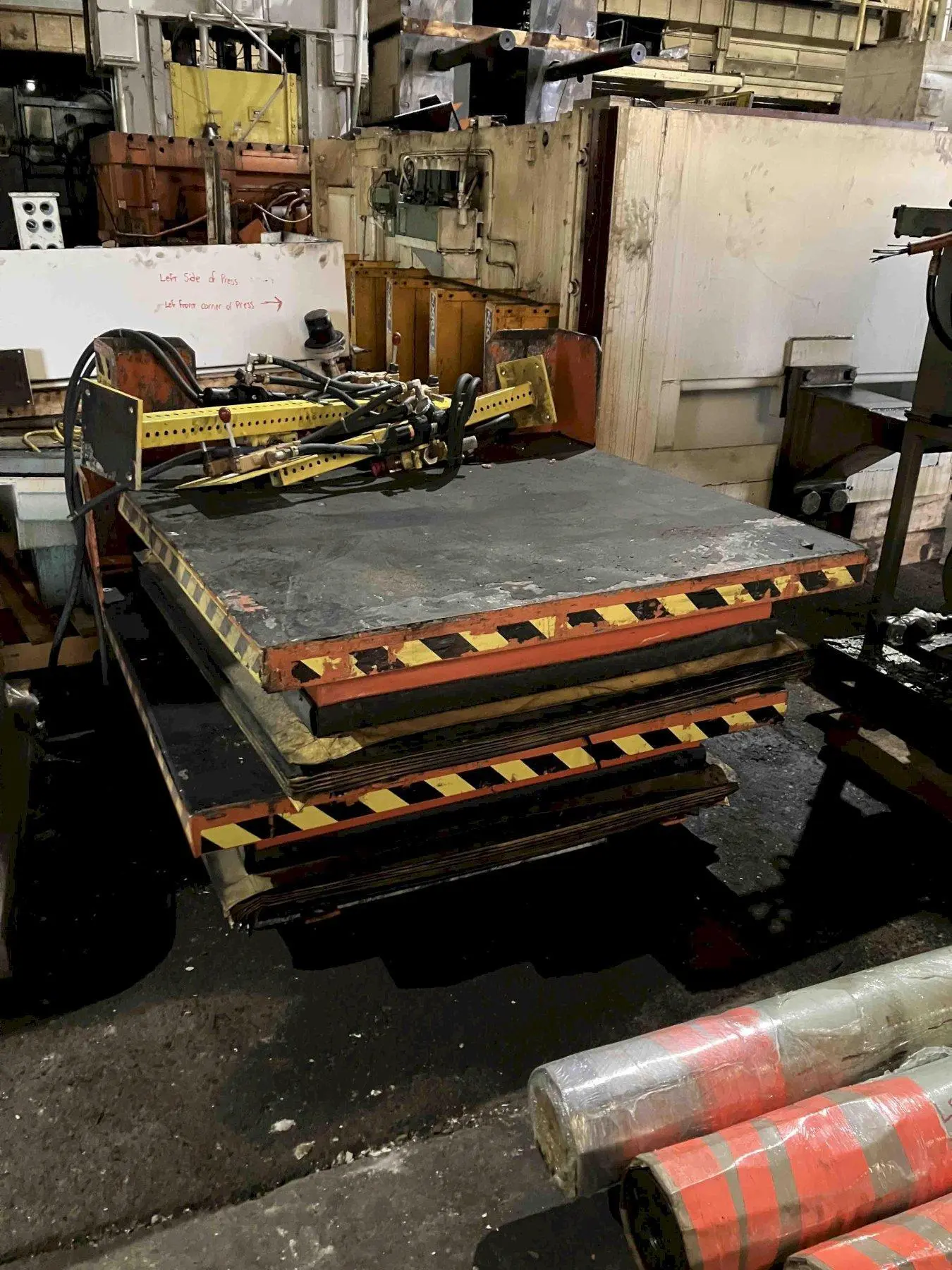 54" x 56" x 4,000 lbs Scott Industries Air Lift Table, (4) Available