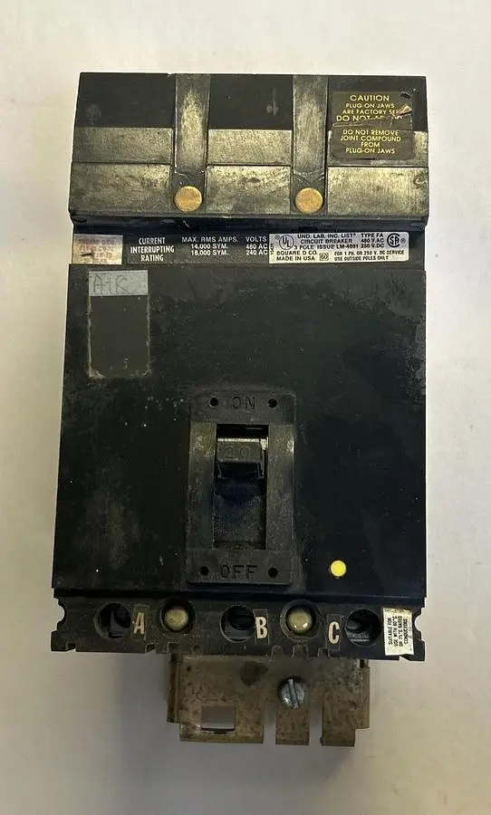 Used SQUARE D FA34020 Miscellaneous Equipment (Electrical & Power) Ohio US | Surplus Asset Holdings #1238683