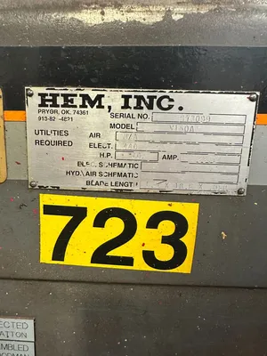 HEM V150A Vertical Band Saws | Bayou Machinery (5)