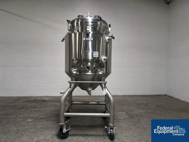 Used A&M Process 500 Liter A&B Process Receiver Tank, 316 S/S, 44/150# Stainless Steel Tanks Ohio US | Federal Equipment Company #127392