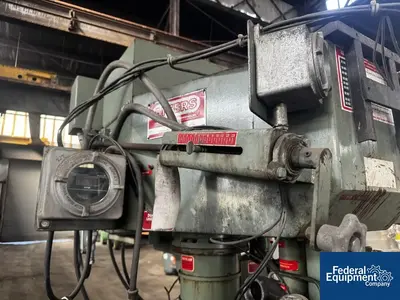 USED 1990 Myers 7.5 HP Myers Dual Shaft Vacuum Mixer, Model OOV550A-5-7.5, S/S