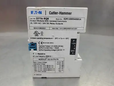USED Eaton Cutler- Hammer 92PC10005A0001A