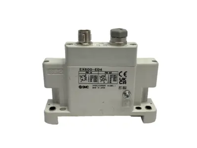 EX600-ED4 | SMC  Serial Transmission System End Plate, M12 5-Pin - Used