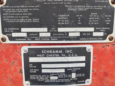 Used 1978 SCHRAMM T64HB DRILL RIG Drill Rigs Pennsylvania US | East West Machinery & Drilling #1417283