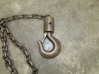 CM Model M Cyclone 1 Ton 2000Lb Manual Chain Fall Hand Hoist 29' Lift