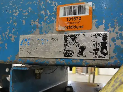 New London Engineering 7.5"x12' Plastic Roller Belt Accumulating Conveyor 30 FPM