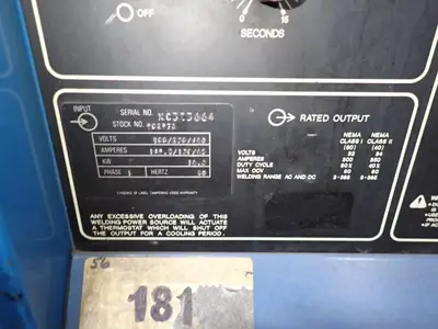USED MILLER SYNCROWAVE 350