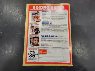USED BOXING 92 MAY 1992