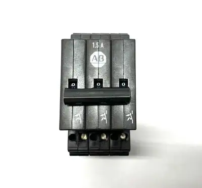 USED ALLEN-BRADLEY MINIATURE CIRCUIT BREAKER 1.5A SER. A