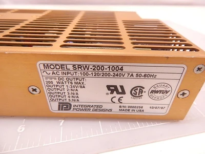 Used INTEGRATED POWER DESIGNS _UNKNOWN_ Single Output Power Supplies Texas US | OCO Industrial #1771212