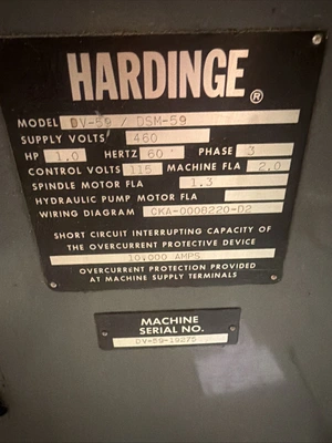 1987 HARDINGE DV-59/DSM-59 Precision Lathes | Norcal Machinery (11)