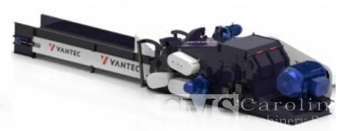 Used VANTEC PT750/R8 HORIZONTAL DRUM CHIPPER Shredders | CAROLINA MACHINERY SALES #420909