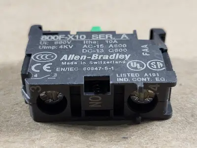 Package of Contact Blocks - 4 x 800F-X01 x 4, 800F-X10, 4 x 800F-N3G