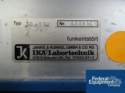 USED IKA IKA Super Dispax Mixer, Model SD41SR, S/S, 2 HP