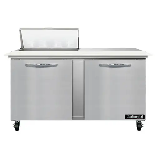 Continental SW60N8C 60" Sandwich/salad Prep Table W/ Refrigerated Base, 115v