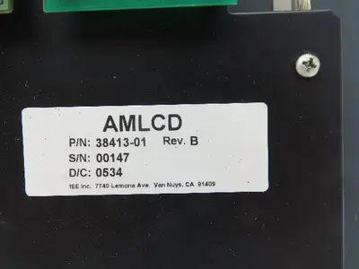 Visi-Trak 38413-01 Rev B AMLCD Screen HMI Interface w/ Training Manuals