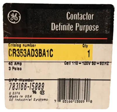 NEW GENERAL ELECTRIC CR353AD3BA1C