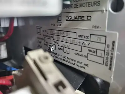 USED SQUARE D MODEL 6