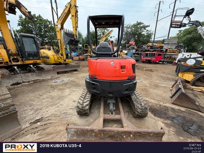 Used 2019 KUBOTA U35-4 Excavators New Jersey US | Proxy Equipment #1424203