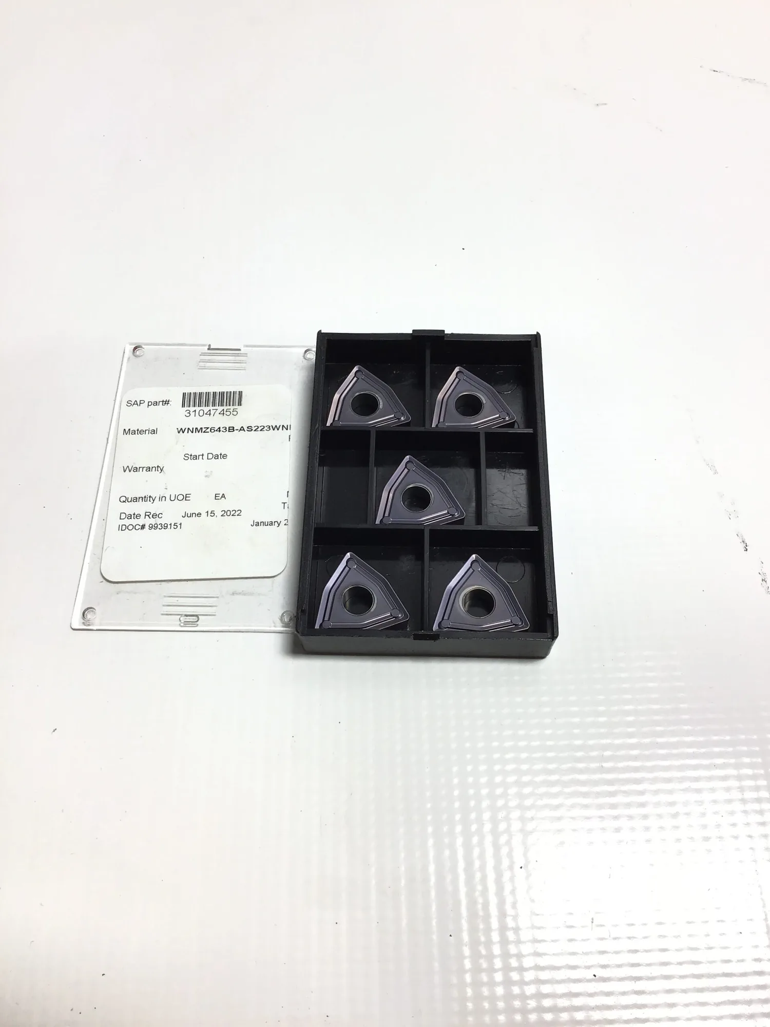 Carbide Turning Inserts WNMZ643B (5 Pieces)