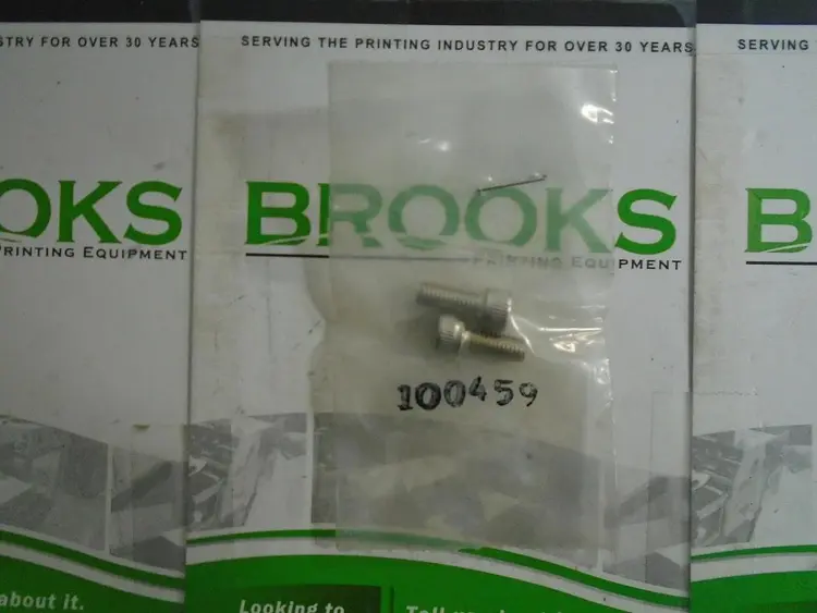 Used AB DICK 100459 Nuts & Screws North Carolina US | BROOKS PRINTING EQUIPMENT #1139386