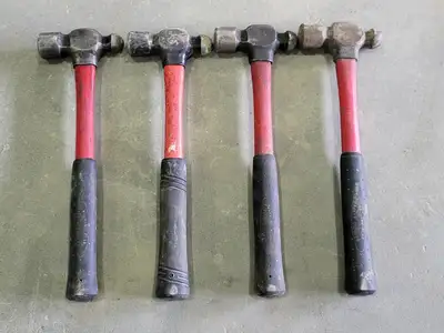 Assorted Hammer, Ball Peen and Claw Hammer (Set of 9)