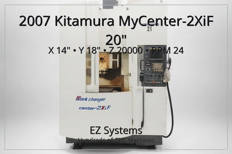 Used 2007 KITAMURA MyCenter-2XiF Vertical Machining Centers Washington US | [EZ] EZ Systems #1287125