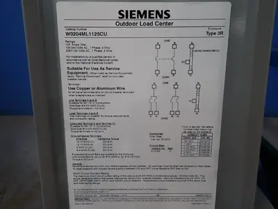 NEW SIEMENS W0204ML1125CU