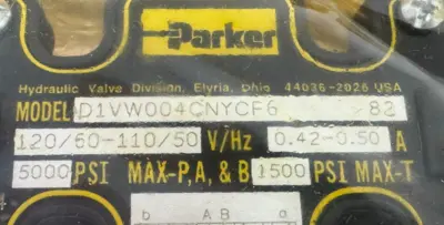 NEW PARKER D1VW004CNYCF6-82 DIRECTIONAL CONTROL VALVE D1VW004CNYCF6