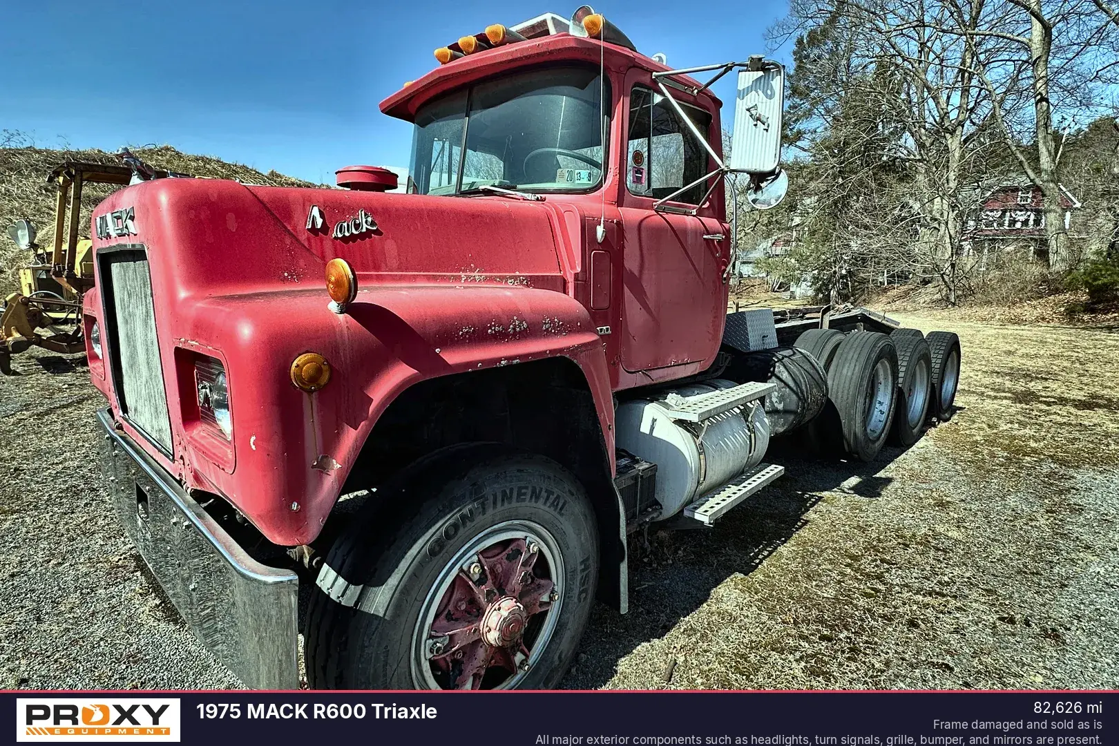 Used 1975 MACK R600 Cab Chassis trucks Pennsylvania US | Proxy Equipment #1385106